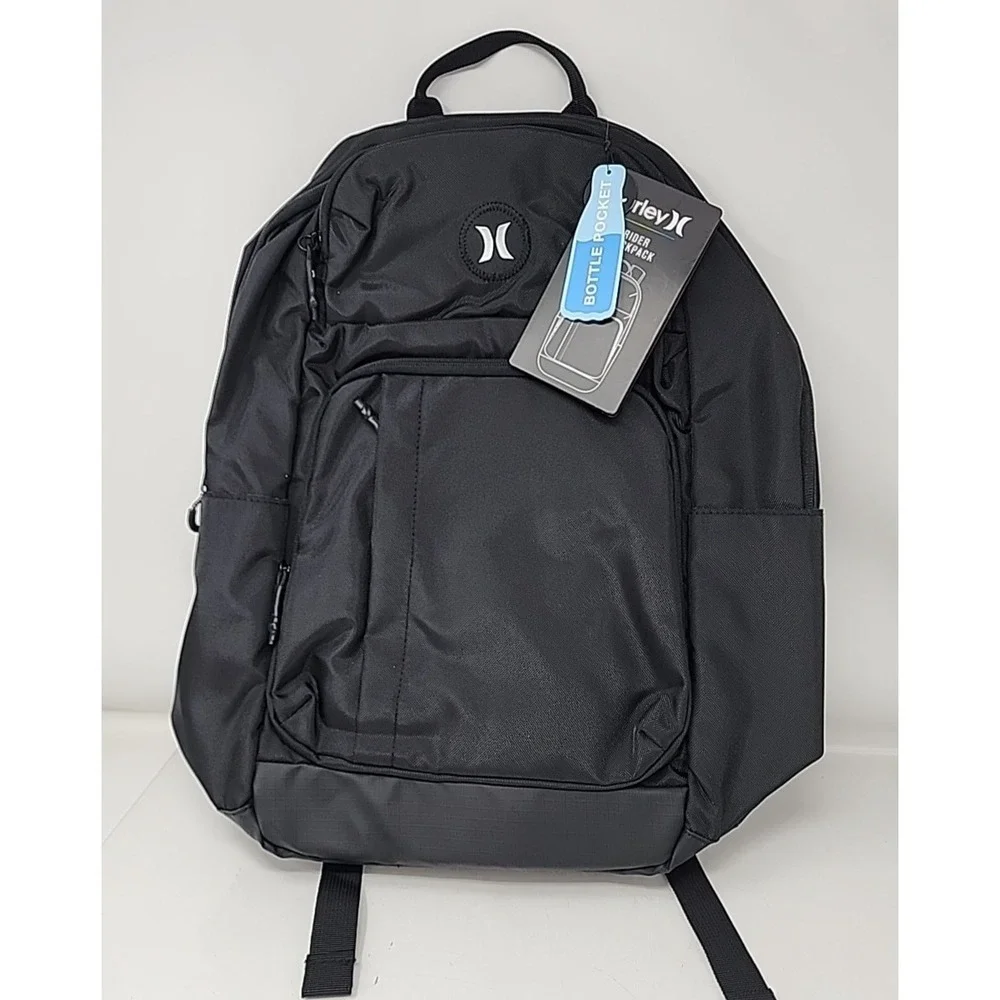 Hurley‎ Lightweight & Durable Everyday Rider Backpack Black